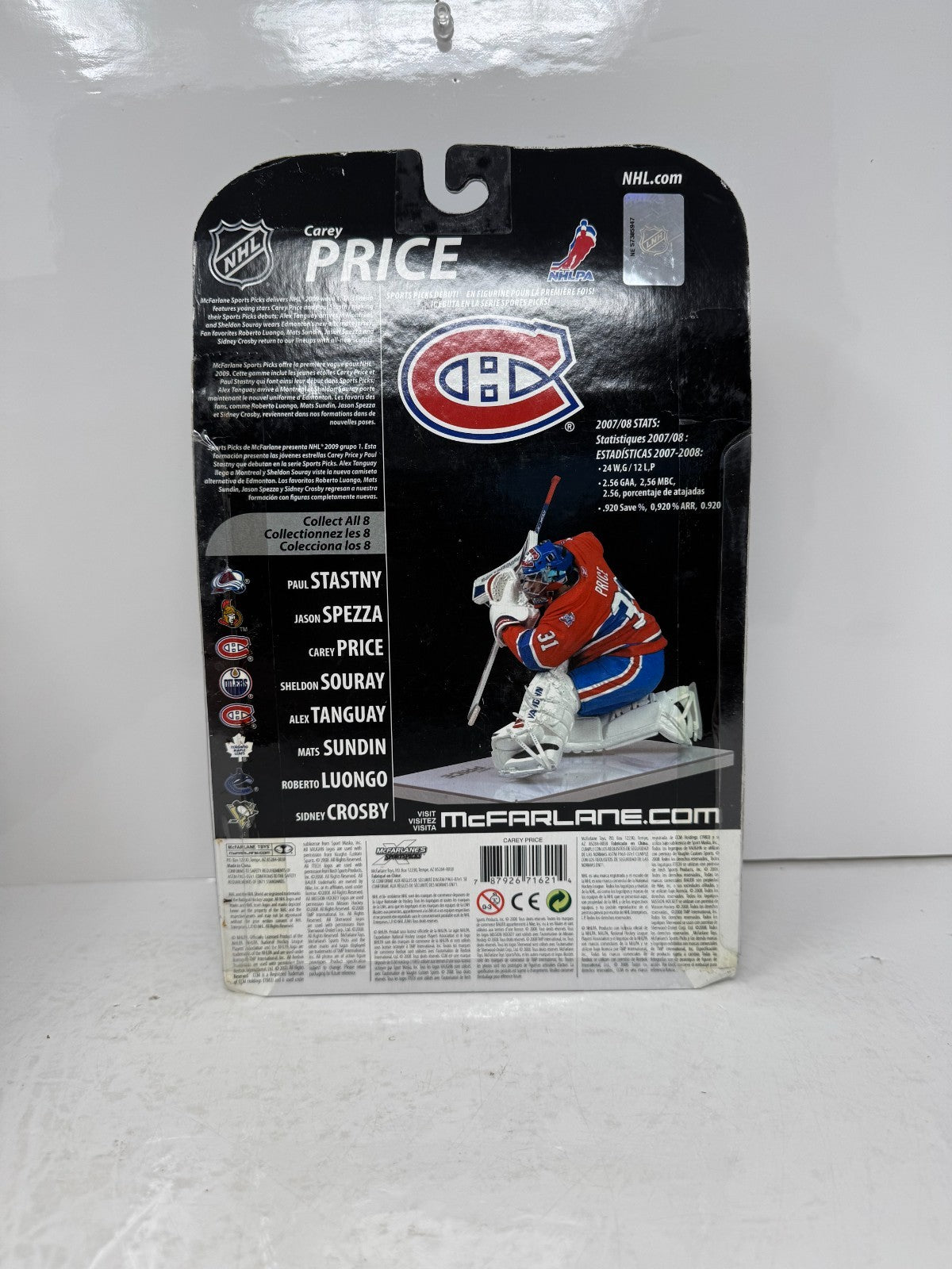 McFarlane NHL Carey Price Montreal Canadiens White Jersey CHASE Series 21 Figure