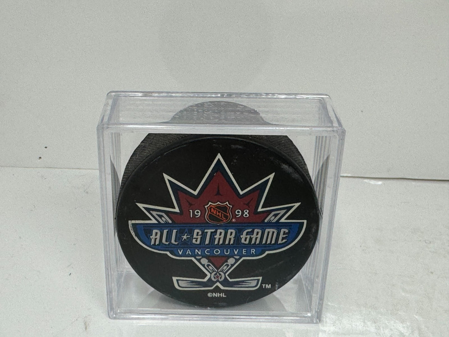 1998 NHL All-Star Game Vancouver Souvenir Hockey Puck