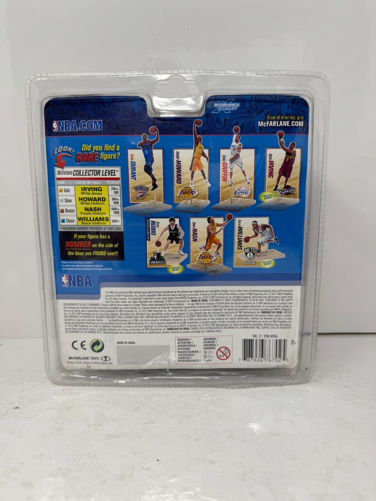 McFarlane NBA Kyrie Irving Cleveland Cavaliers Series 22 Debut Figure