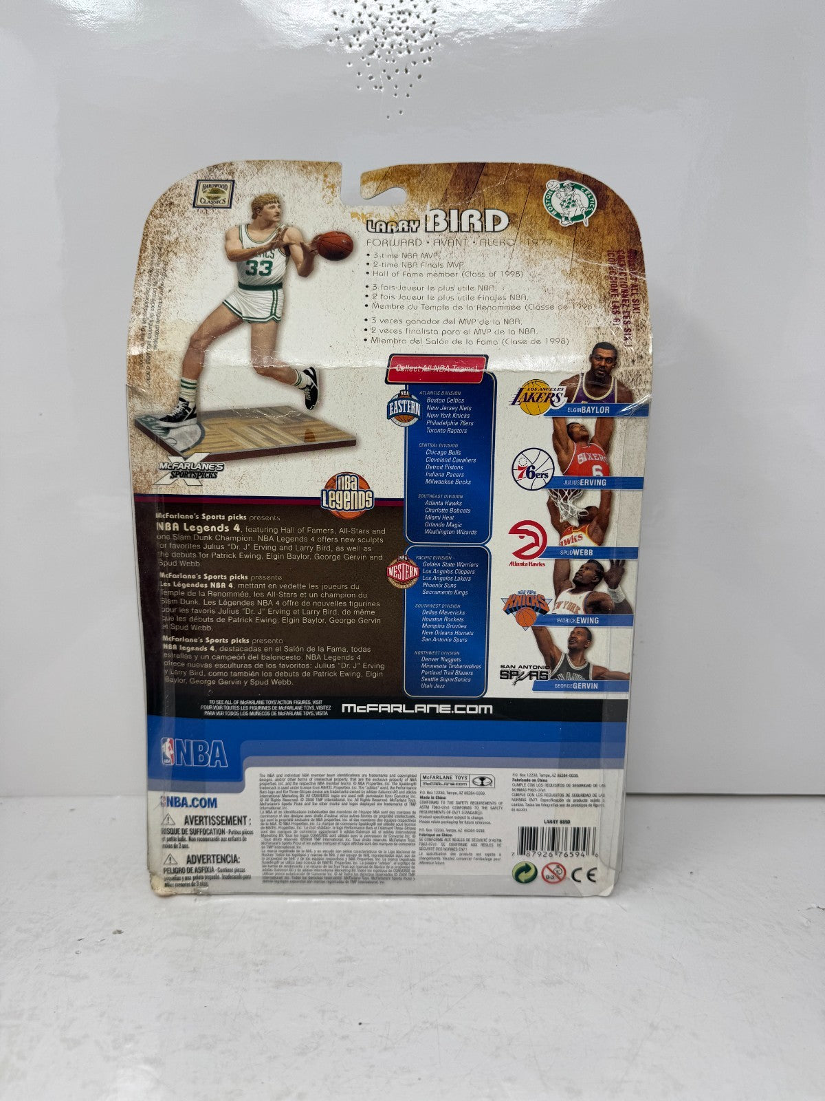McFarlane NBA Larry Bird Boston Celtics NBA Legends Series 4 Figure