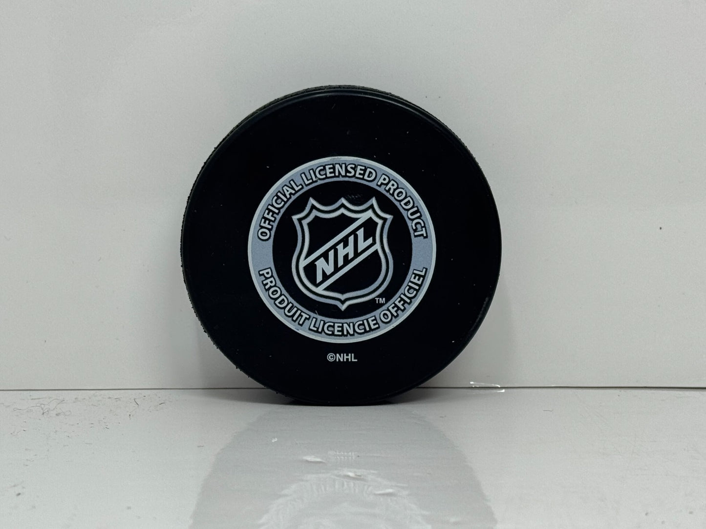 Mark Giordano Toronto Maple Leafs Signed NHL Autograph Puck Silver Auto