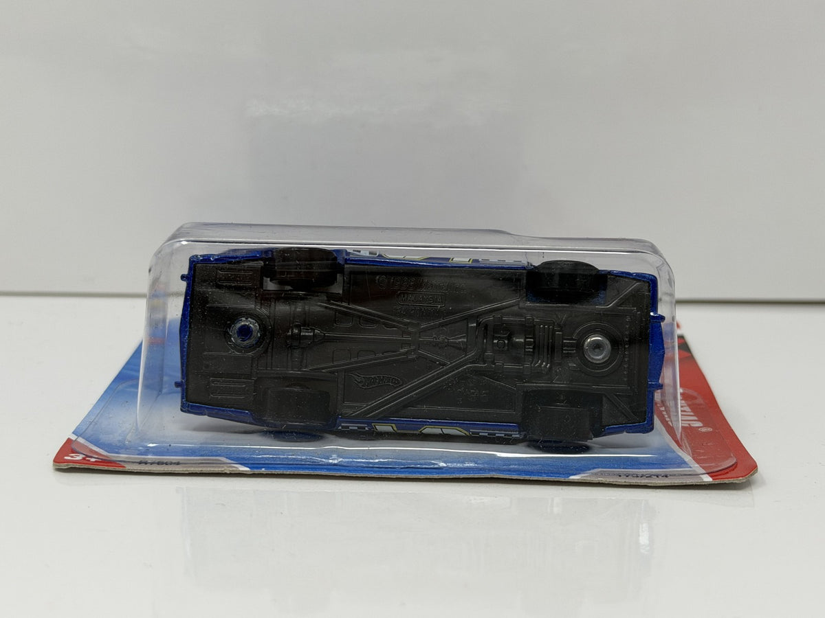 Hot Wheels Race World Movie Stunts 1984 Pontiac 1:64 Diecast Blue Short Card