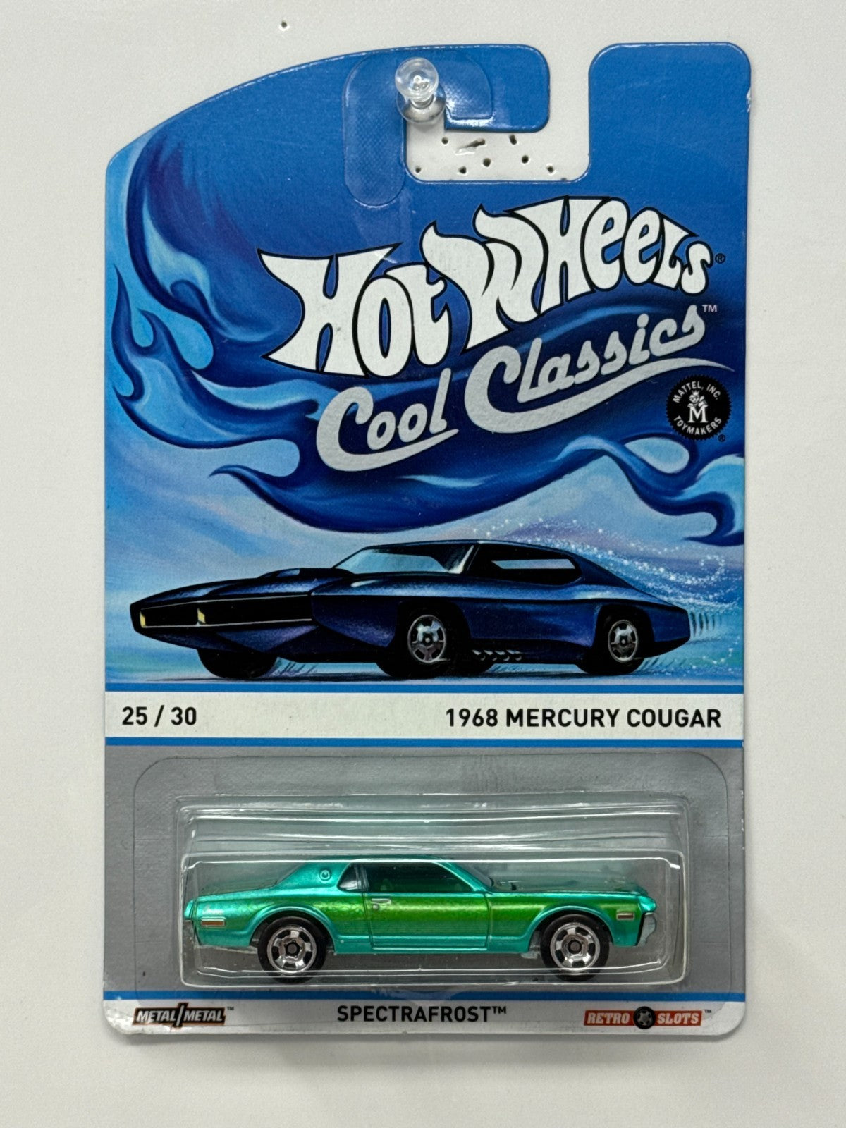 Hot Wheels Cool Classics 1968 Mercury Cougar Spectrafrost 1:64 Diecast