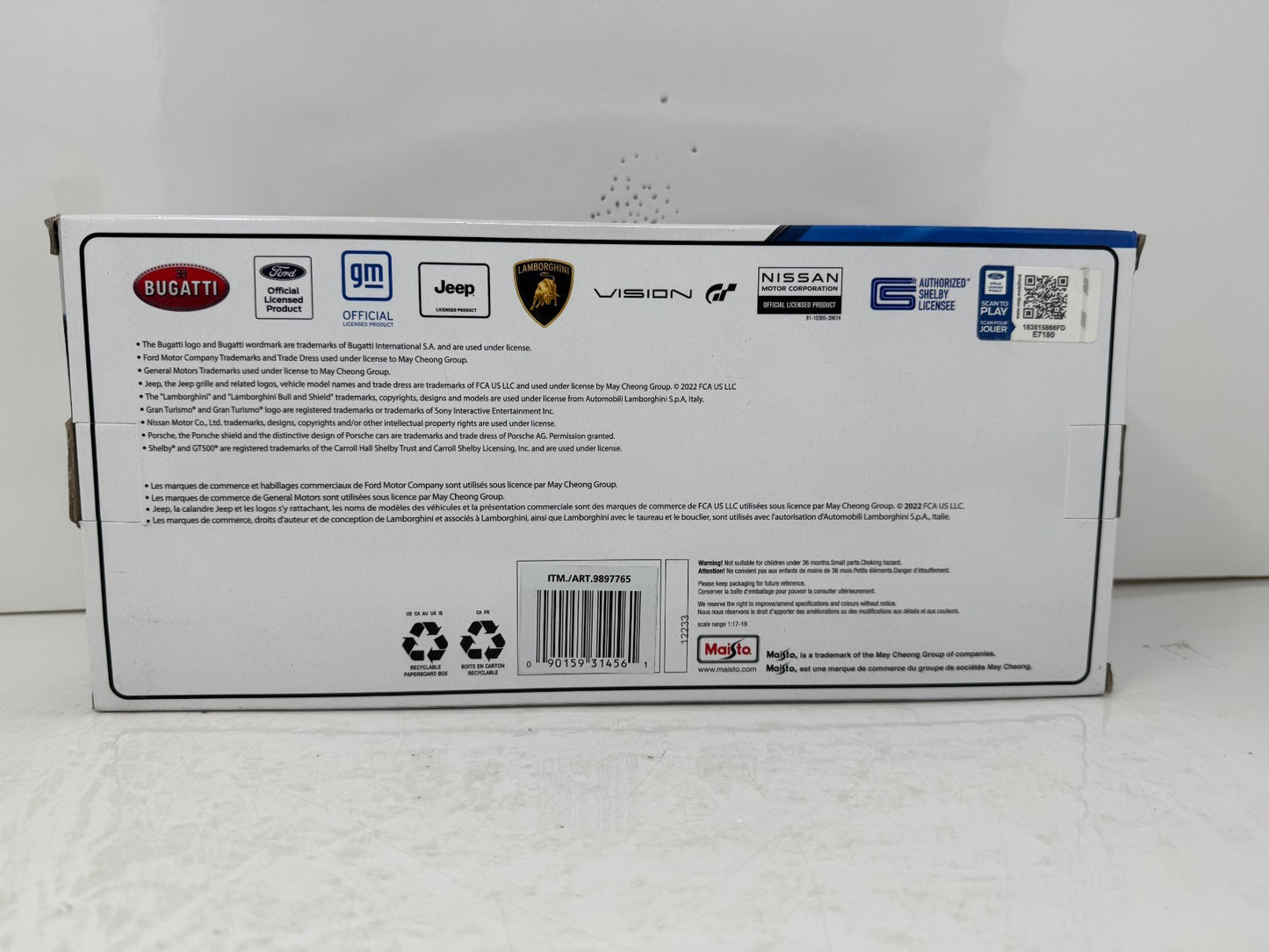 Maisto Special Edition 2021 Ford Bronco Wildtrak 1:18 Diecast Model Red