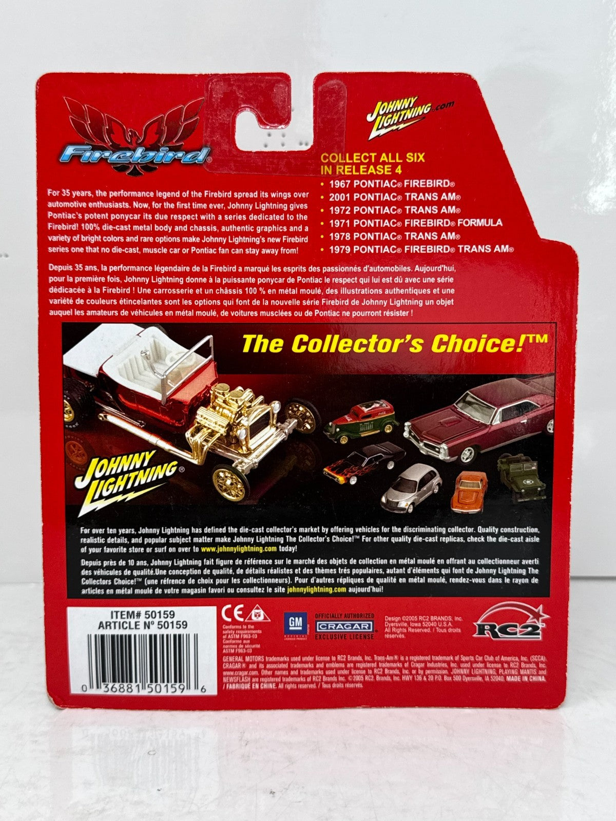 Johnny Lightning Firebird 1979 Pontiac Firebird Trans Am 1:64 Diecast