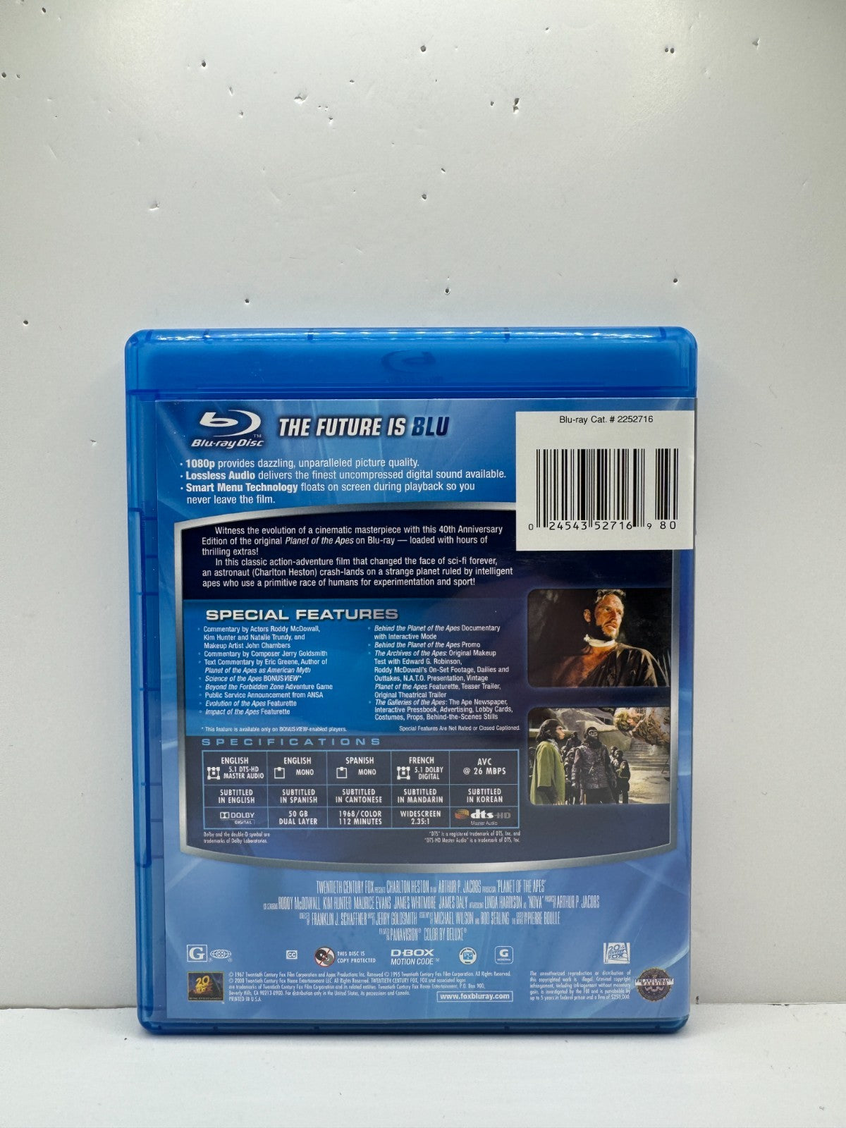 Planet of the Apes (Blu-ray) SciFi