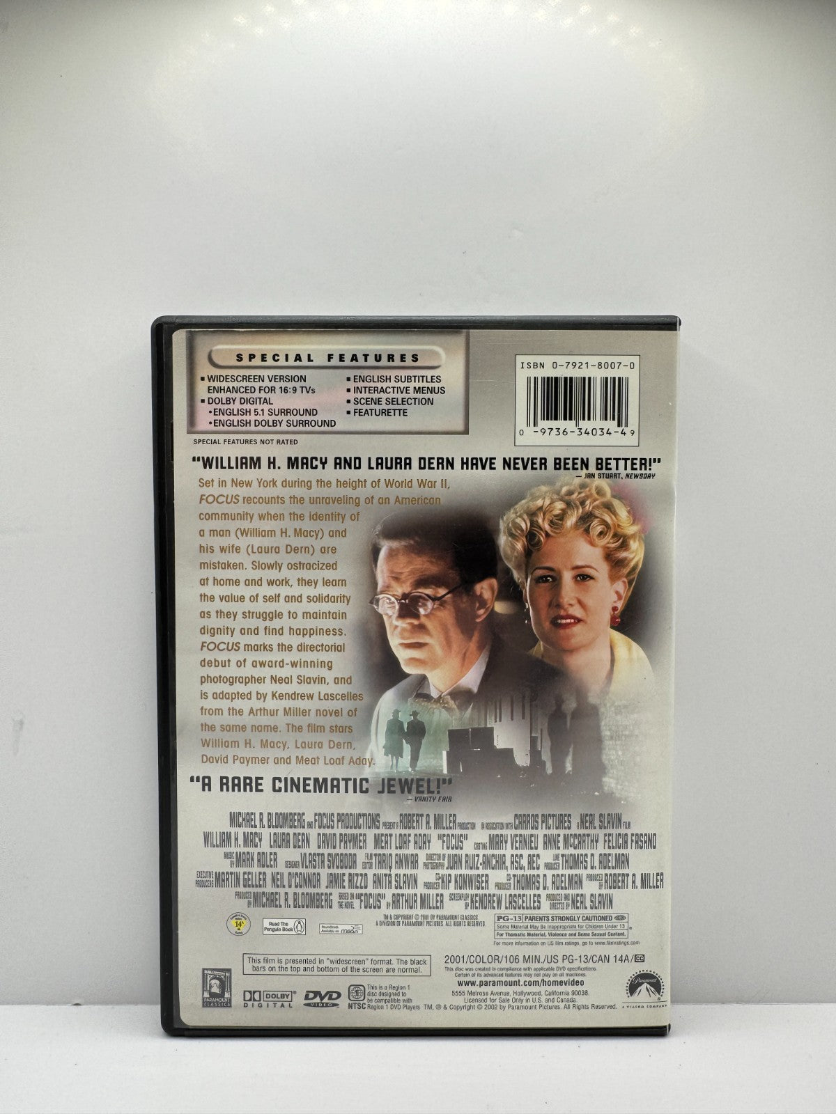 Focus (DVD) William H. Macy Drama