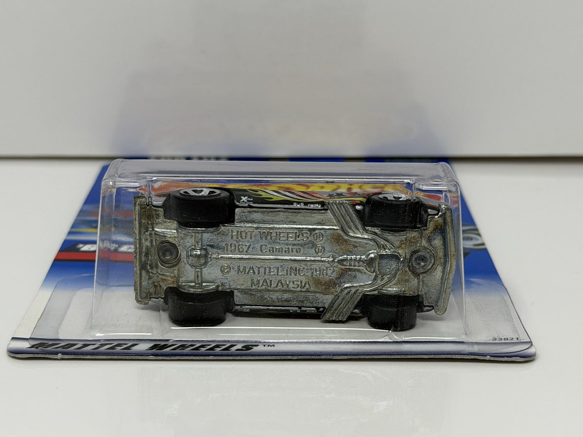 Hot Wheels 1967 Chevrolet Camaro 1:64 Diecast Silver USA Card