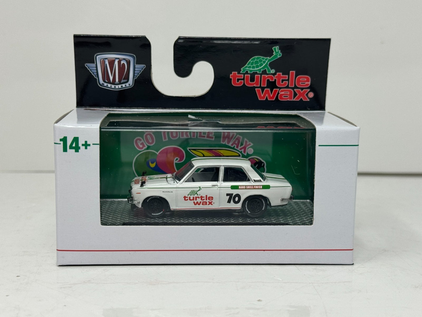 M2 Machines Turtle Wax 1970 Datsun 510 1:64 Diecast