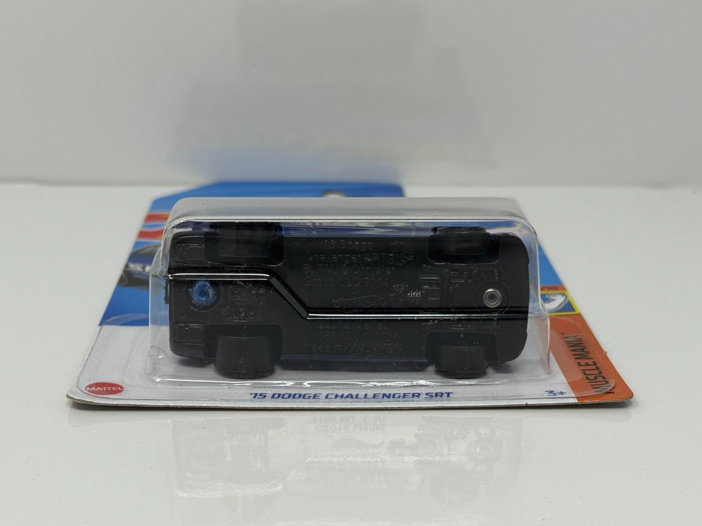 Hot Wheels Muscle Mania 2015 Dodge Challenger SRT 1:64 Diecast Blue V2
