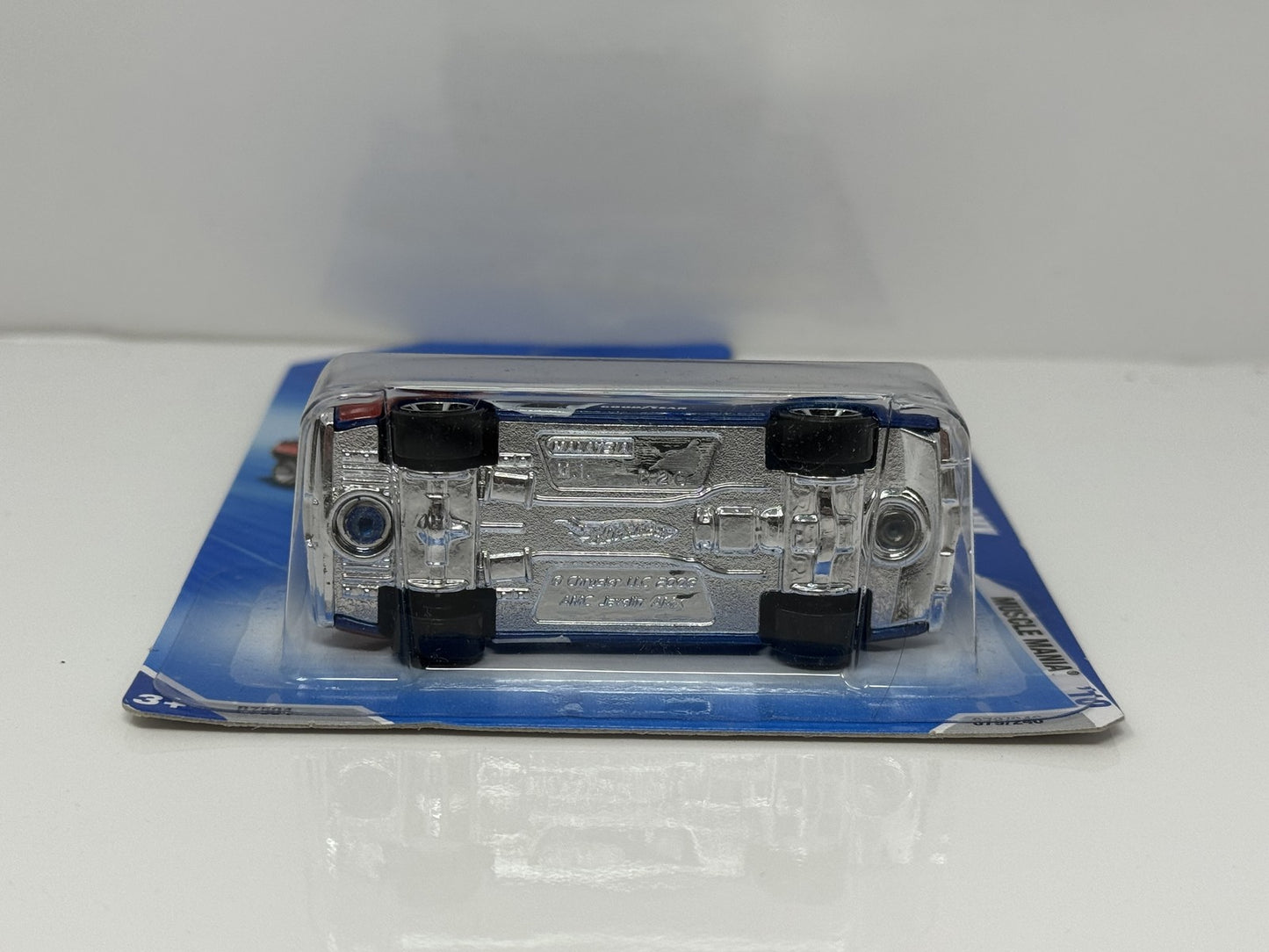 Hot Wheels Muscle Mania AMC Javelin AMX 1:64 Diecast Factory Sealed Blue