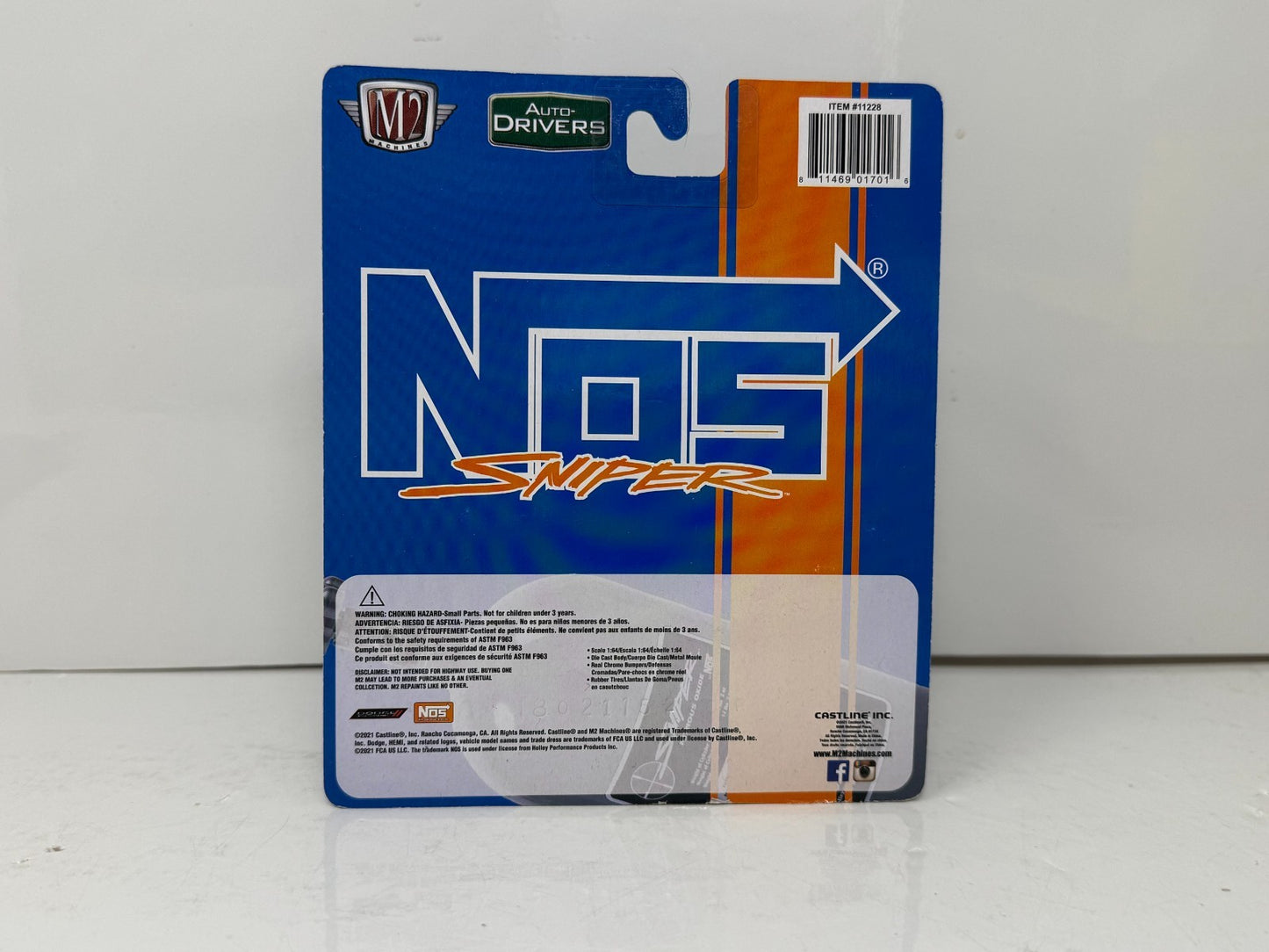 M2 Machines NOS Sniper 1966 Dodge Charger HEMI 1:64 Diecast