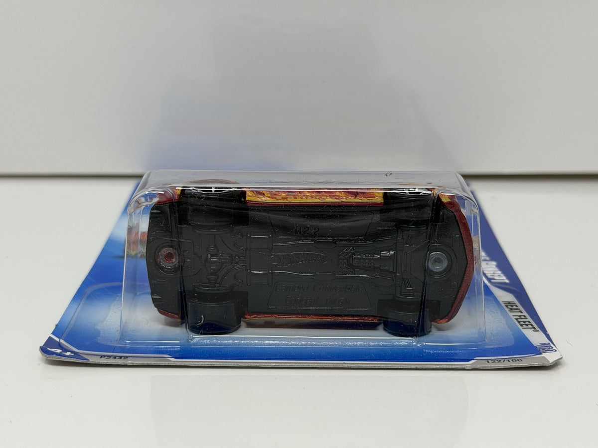 Hot Wheels Heat Fleet Chevrolet Camaro Convertible Concept 1:64 Diecast Red