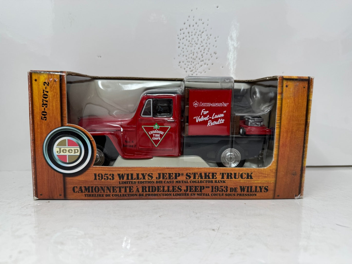 Liberty Classics Canadian Tire 1953 Willys Jeep Stake Truck 1:24 Diecast