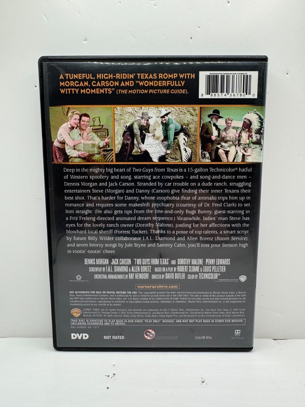 Two Guys from Texas (DVD) Dennis Morgan Comedy