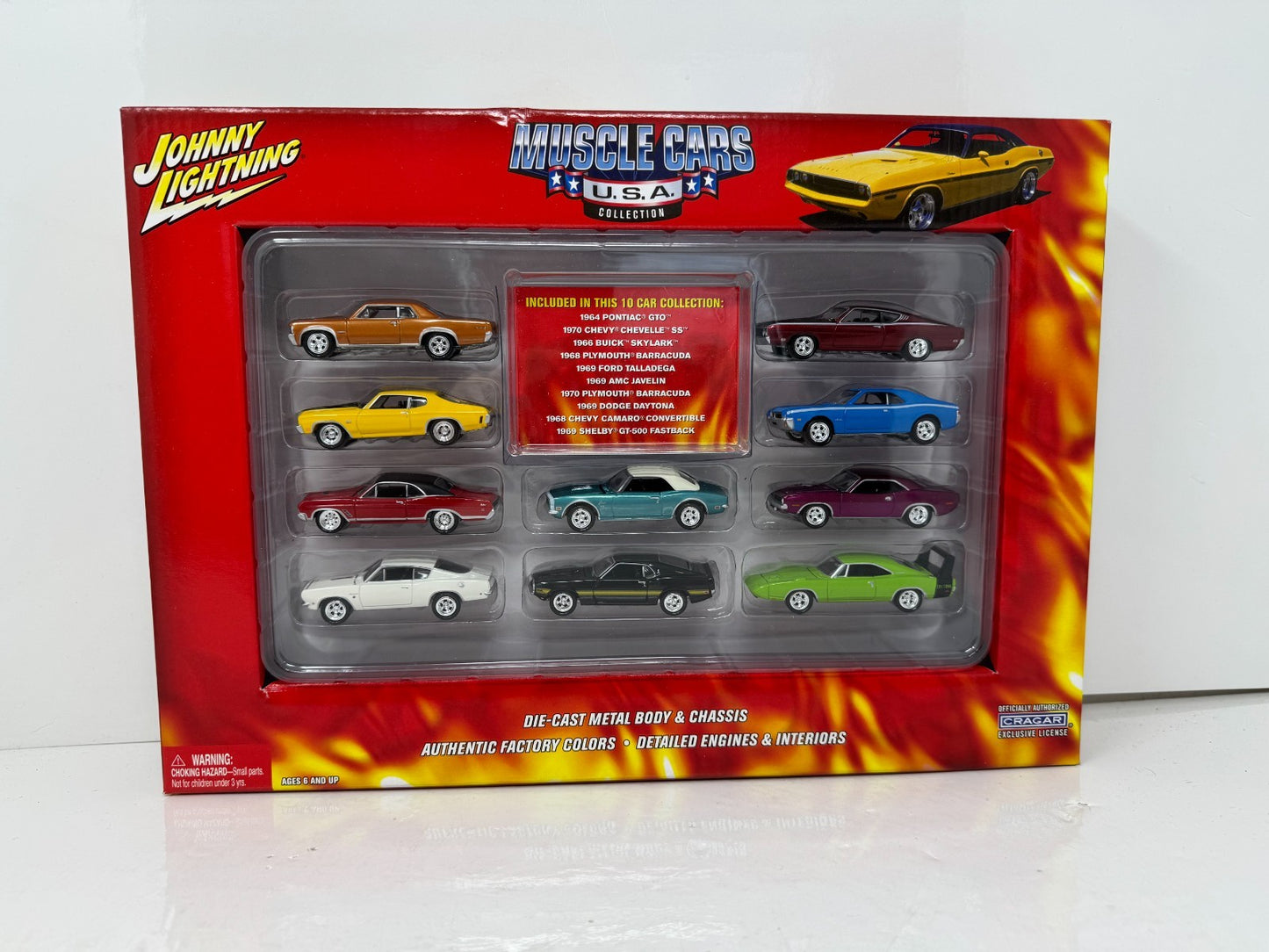 Johnny Lightning Muscle Cars USA 10-Car Collection 1:64 Diecast