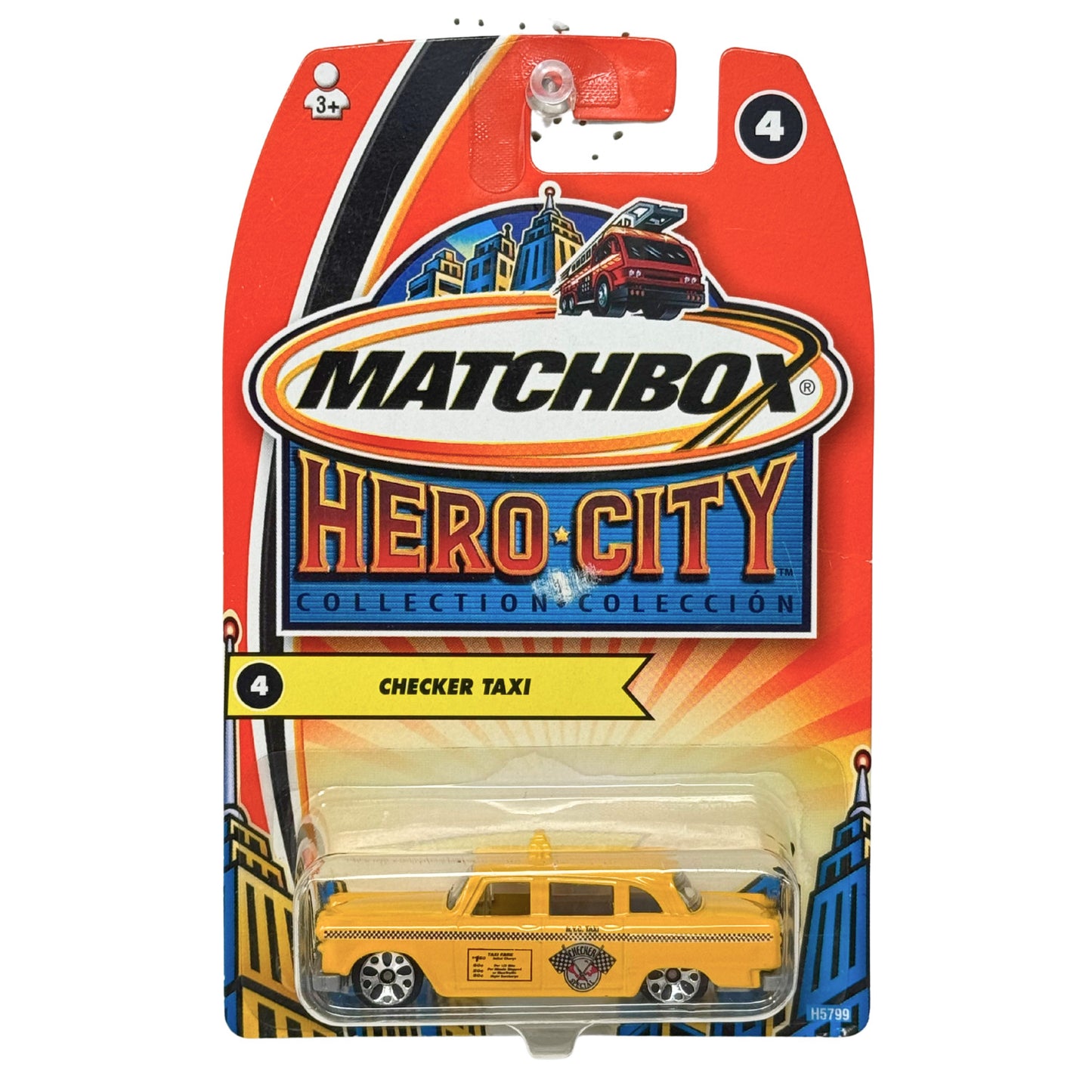 Matchbox Hero City Checker Taxi 1:64 Diecast