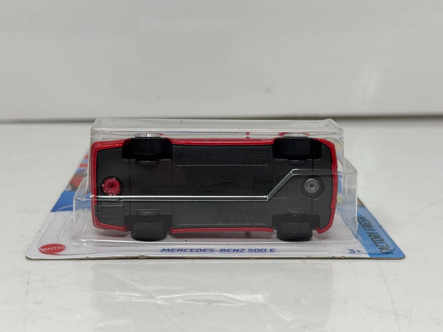 Hot Wheels Factory Fresh Mercedes-Benz 500 E 1:64 Diecast Red