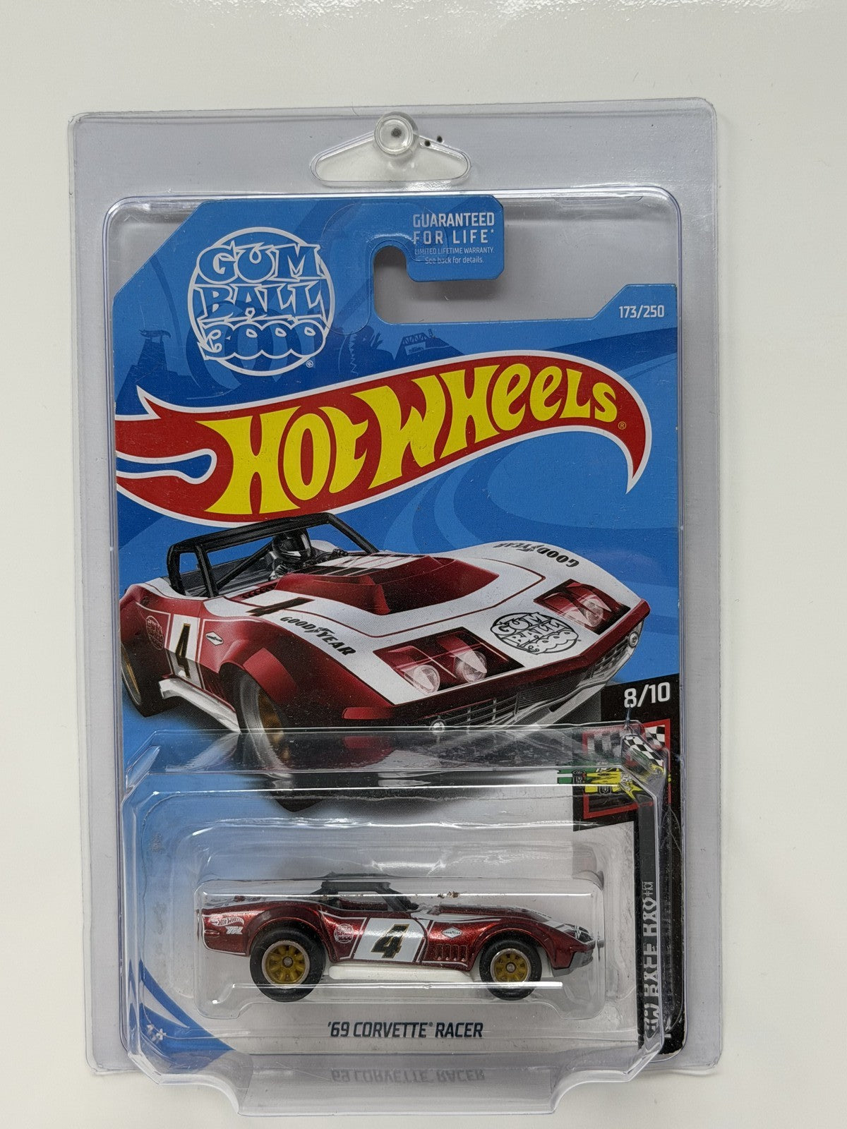 Hot Wheels Super Treasure Hunt 1969 Corvette Racer Race Day 1:64 Diecast STH