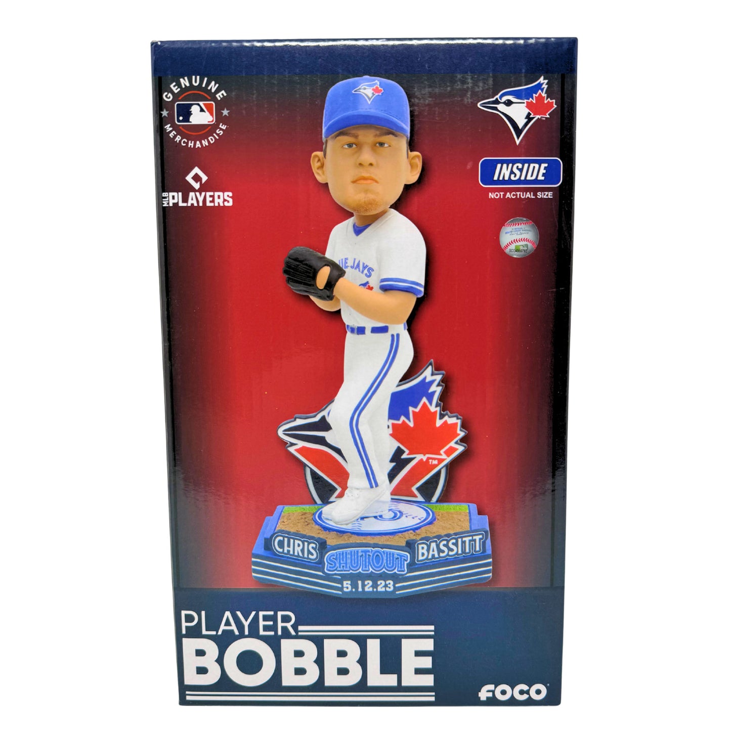 FOCO MLB Toronto Blue Jays Chris Bassitt "Gamebreaker" Bobblehead