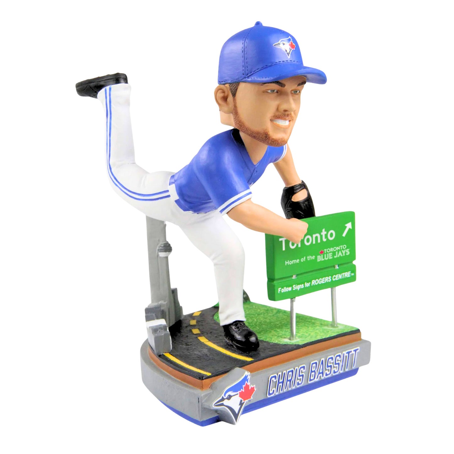 FOCO MLB Toronto Blue Jays Chris Bassitt "Next Stop Toronto" Bobblehead