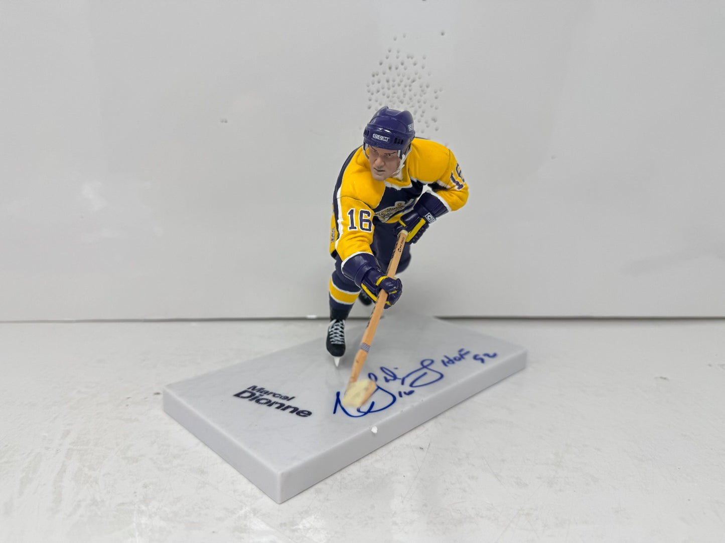 McFarlane NHL Marcel Dionne Los Angeles Kings Figure Auto Signed