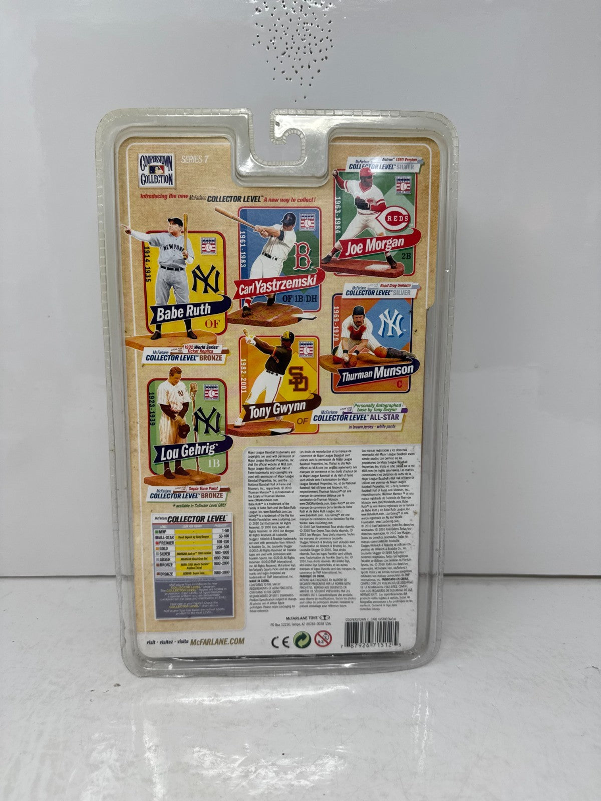 McFarlane MLB Carl Yastrzemski Boston Red Sox Cooperstown CHASE VARIANT Figure