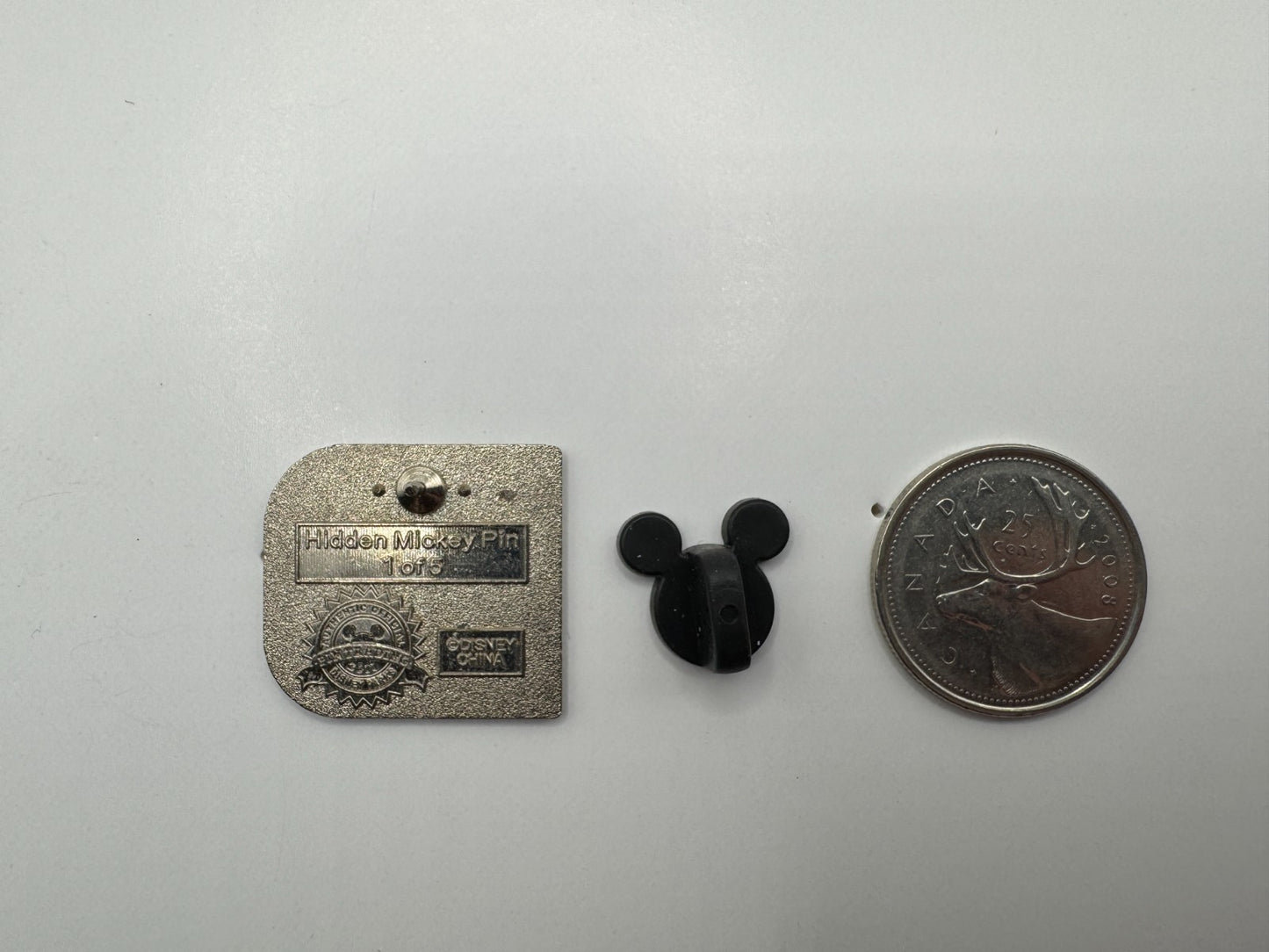 WDW Disney Mickey Mouse Classic D Collection Hidden Mickey Trading Pin DC2S1
