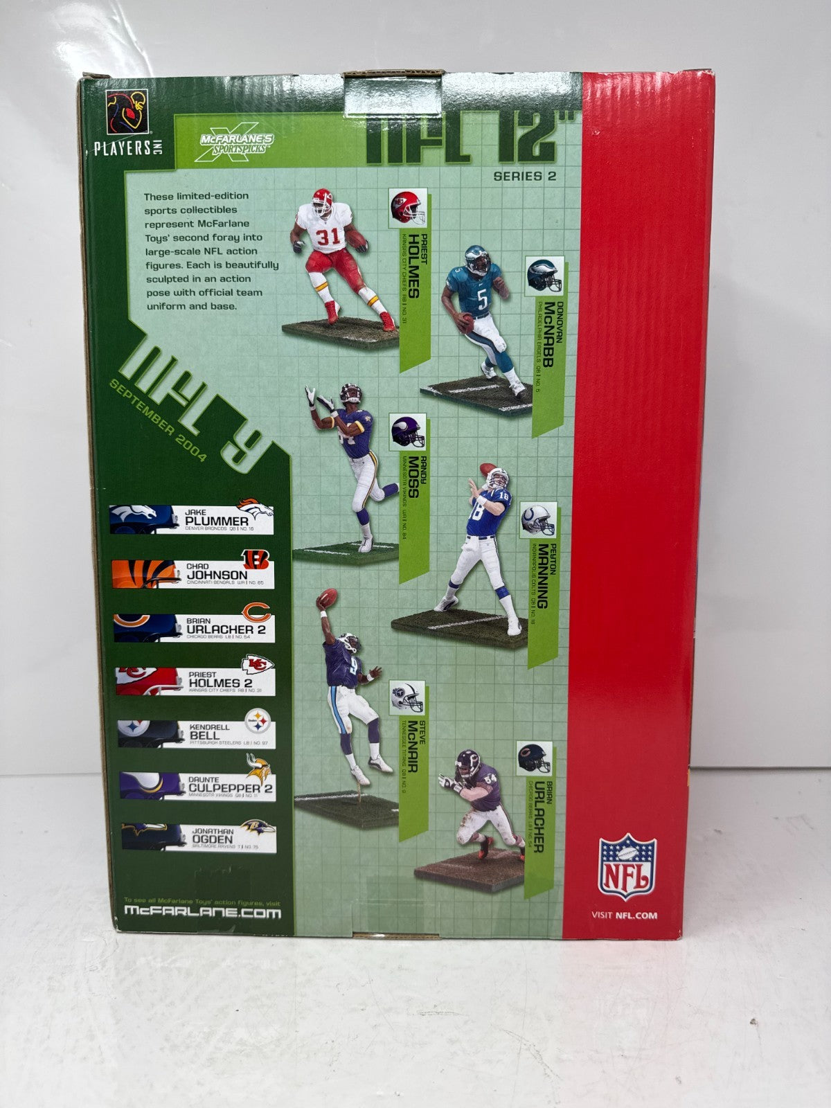 McFarlane NFL Randy Moss Minnesota Vikings 12" Inch Football Figure