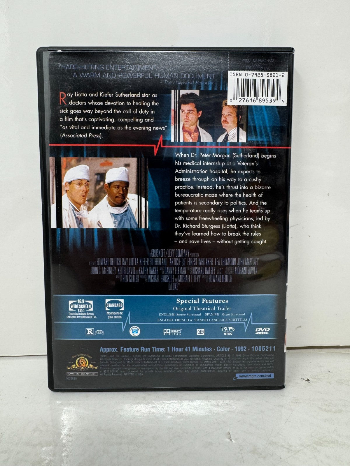 Article 99 (DVD) Drama Good Condition!!!
