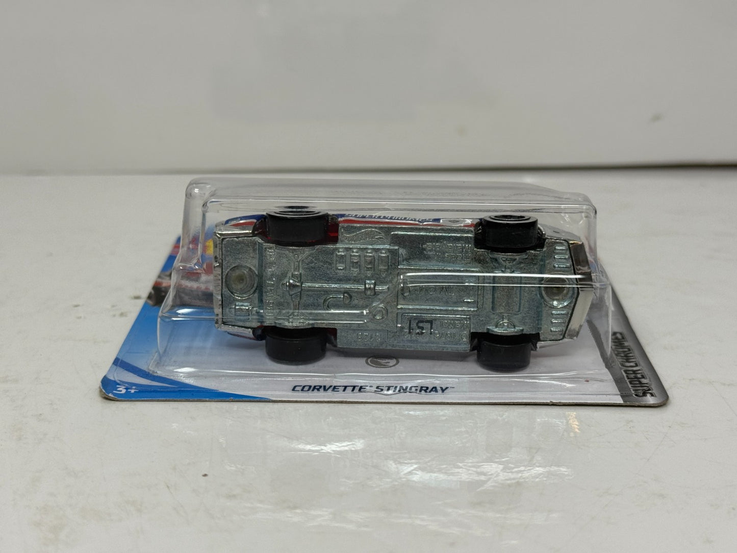 Hot Wheels Treasure Hunt Super Chromes Corvette Stingray 1:64 Diecast Short Card