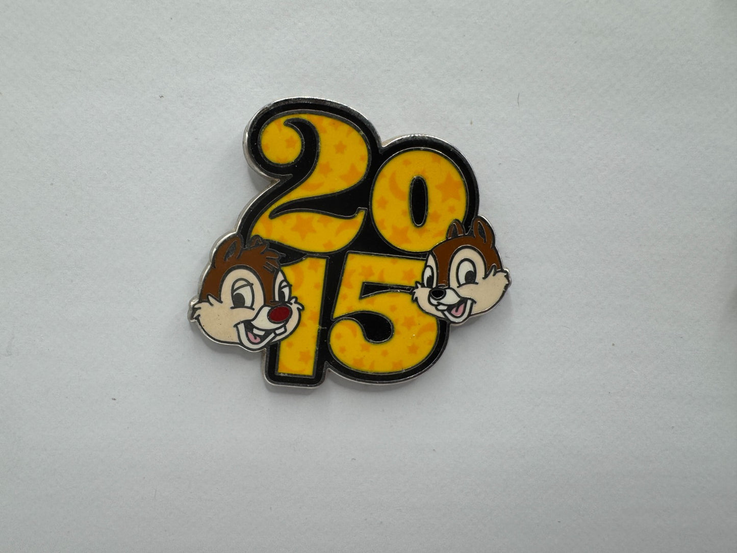 Disney Parks 2015 Dated Booster Chip & Dale Trading Pin DC2S12