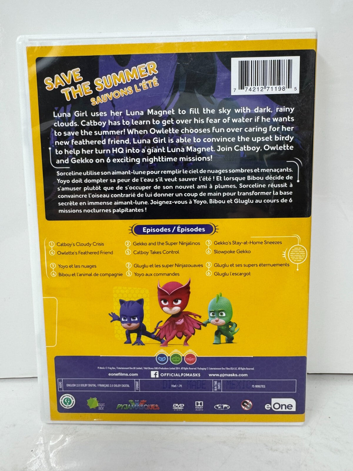Pj Masks: Save The Summer (DVD) Kids Cartoon Good Condition!!!