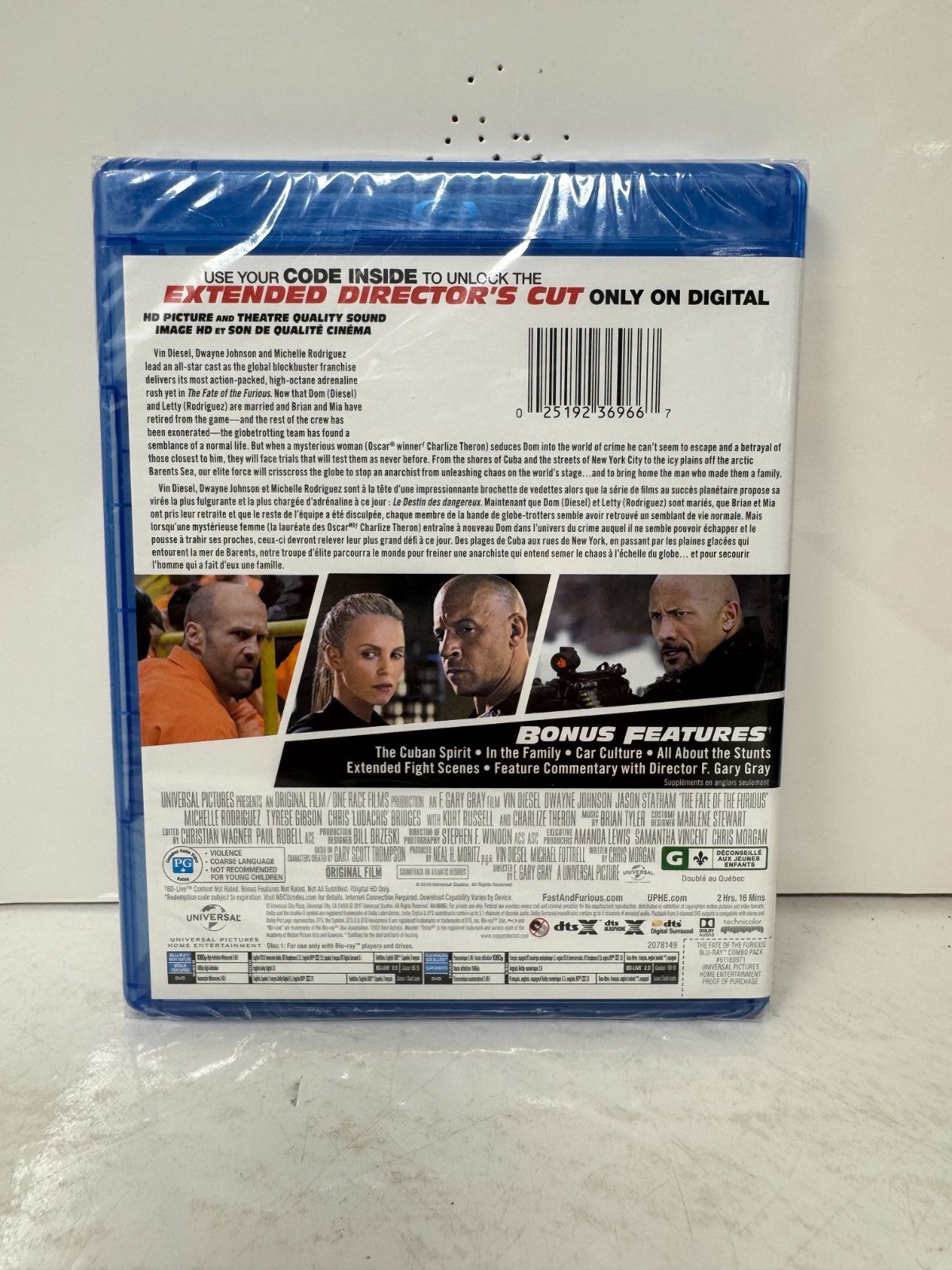 The Fate of the Furious (Blu-ray) Action Brand New and Sealed!!!