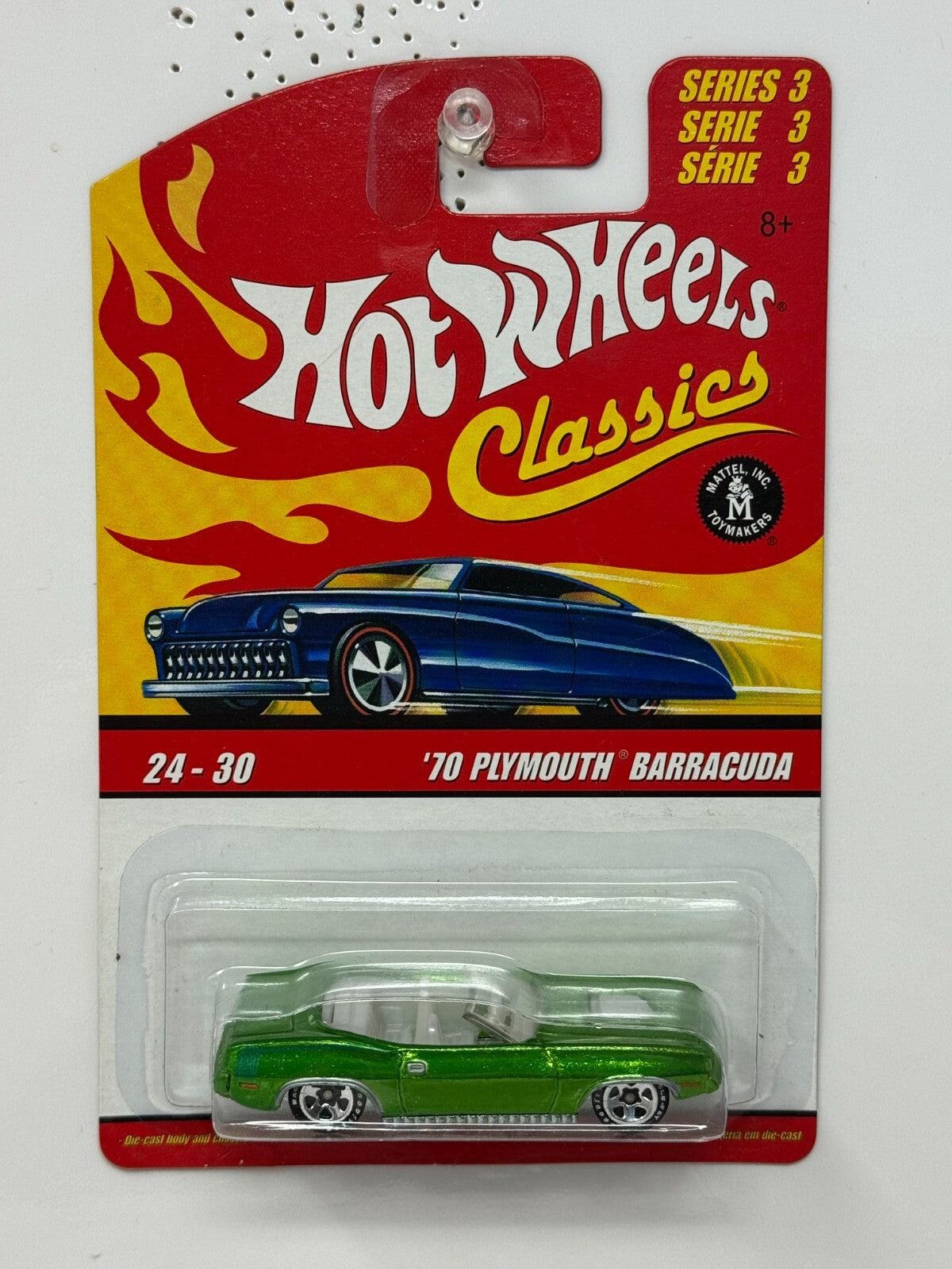 Hot Wheels Classics 1970 Plymouth Barracuda Series 3 Muscle Car 1:64 Diecast
