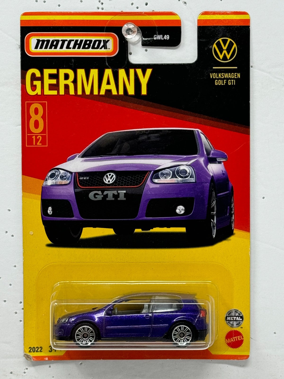 Matchbox Germany Volkswagen Golf GTI 1:64 Diecast