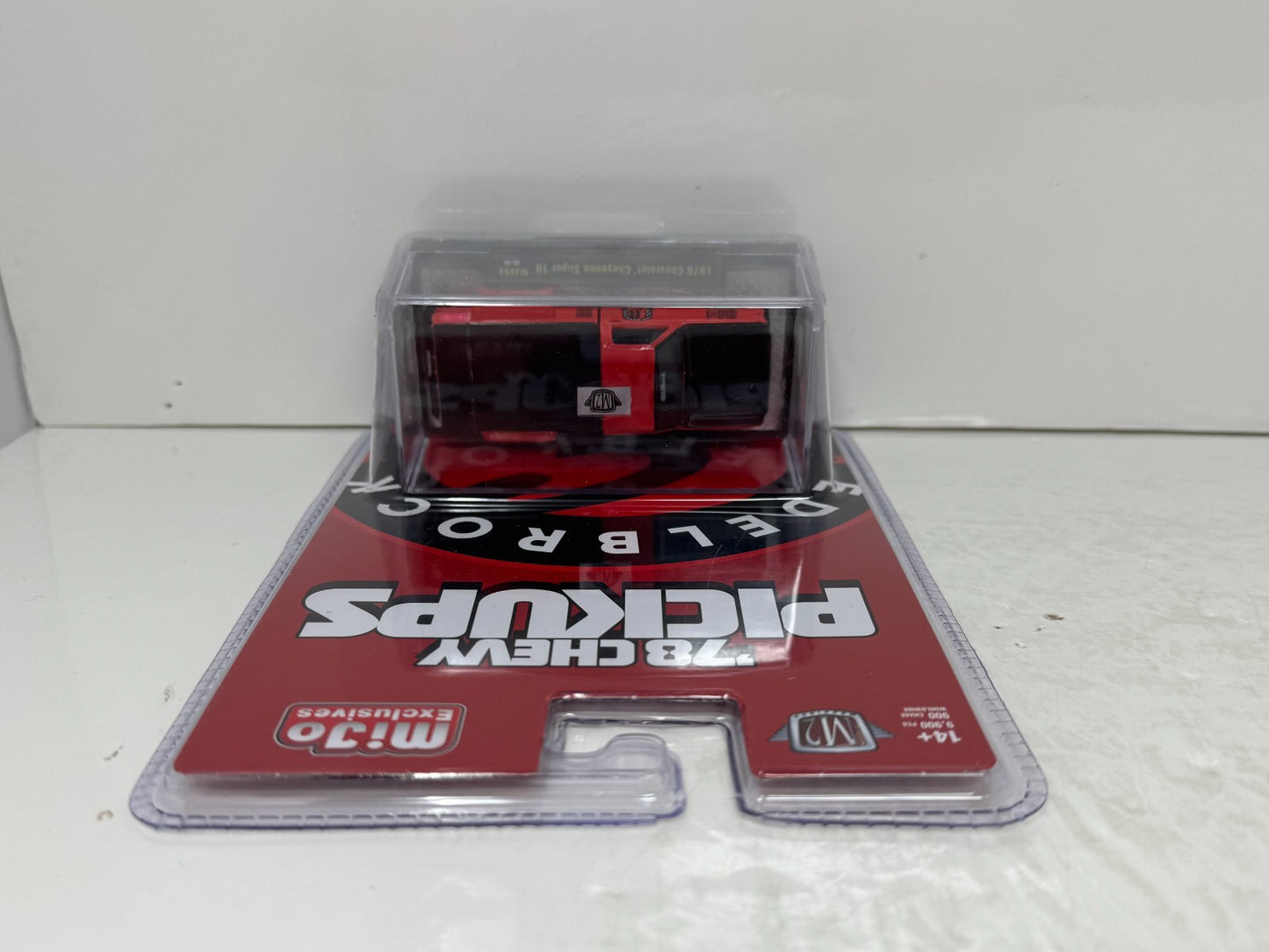 M2 Machines '78 Chevy Pickups 1978 Chevrolet Cheyenne Super 10 Edelbrock Shop Truck MiJo Exclusives 1:64 Diecast