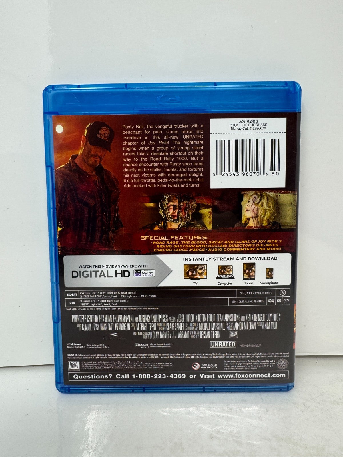 Joy Ride 3 Road Kill (Blu-ray) Ken Kirzinger Horror