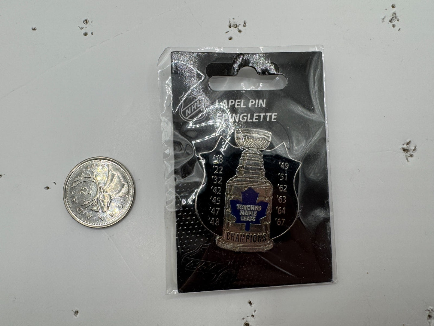 Toronto Maple Leafs Stanley Cup Champions NHL Vintage Lapel Pin