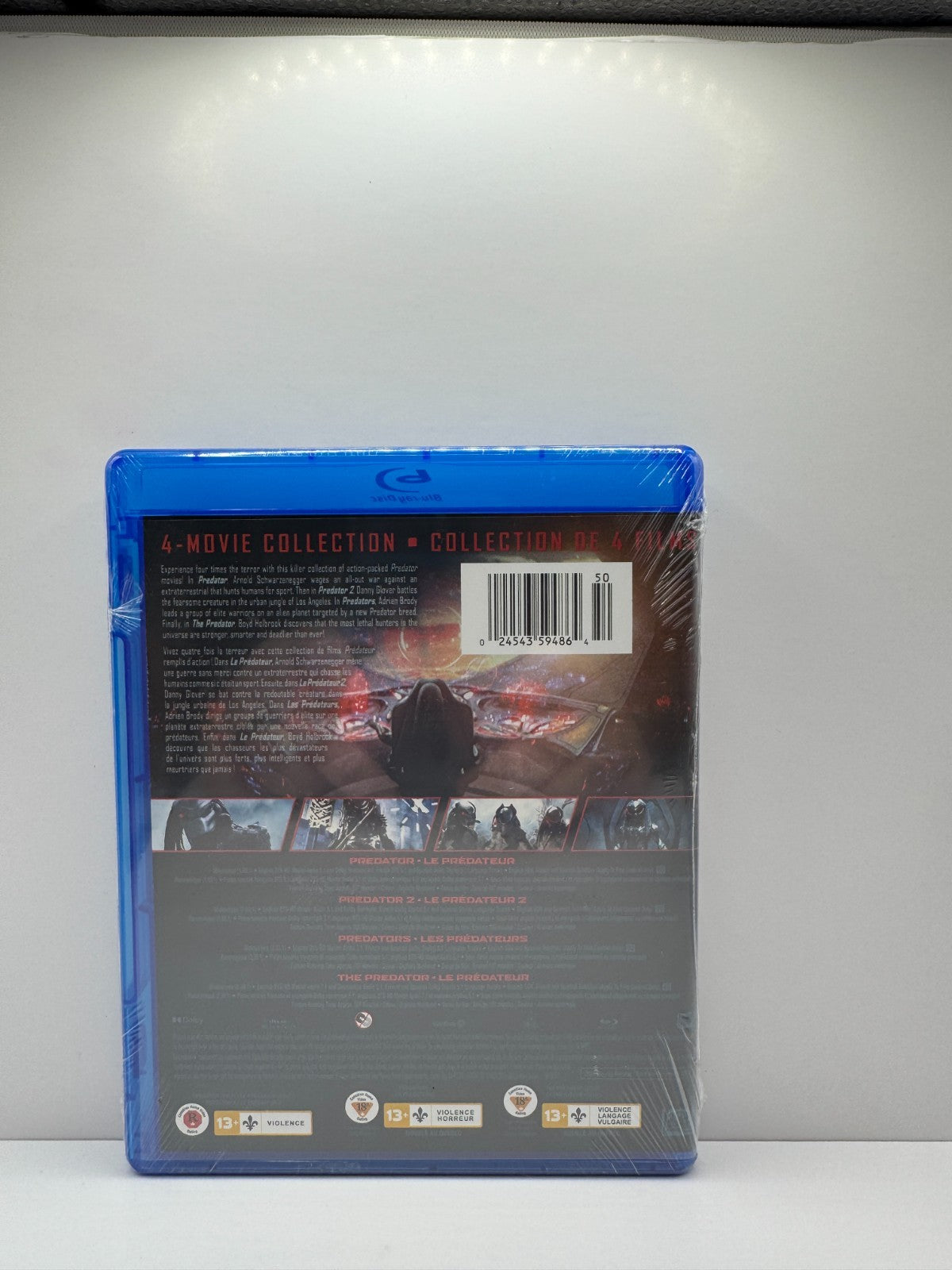 Predator: 4 Movie Collection (Blu-ray) Action Sci-Fi New and Sealed!!!