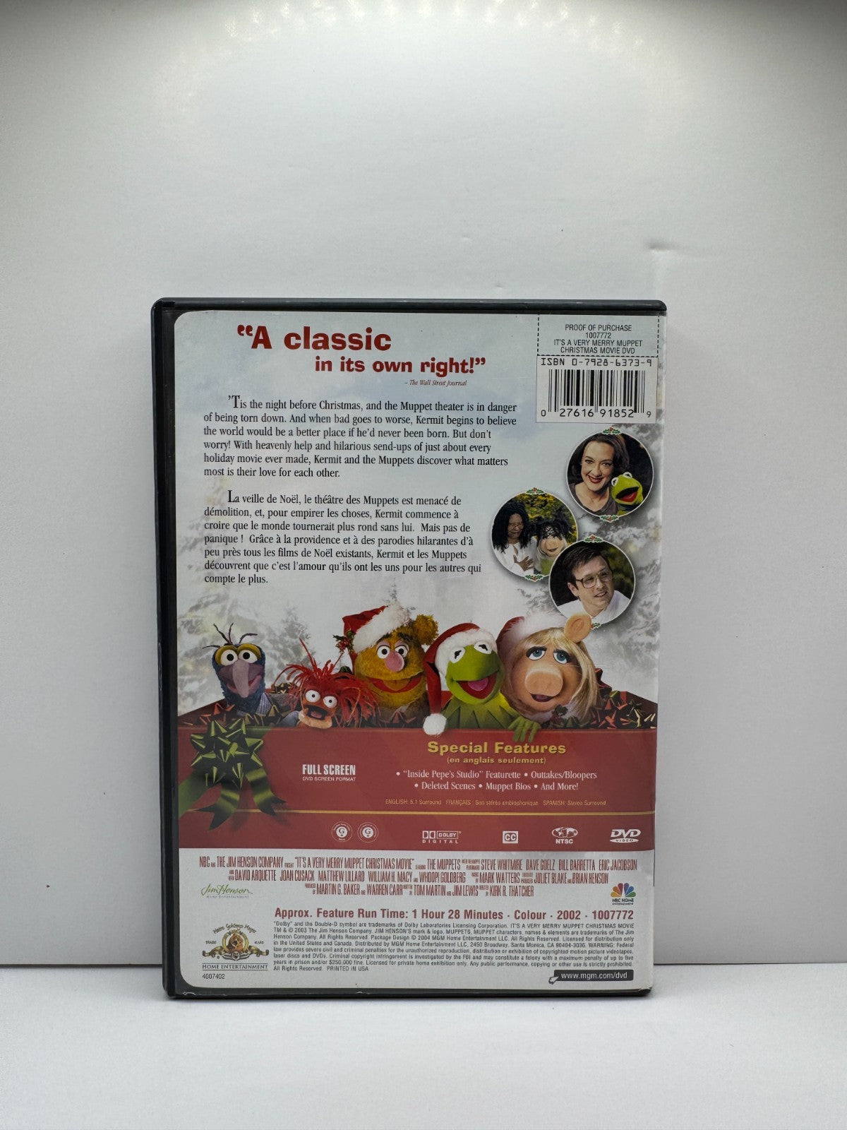 Very Merry Muppet Christmas Movie (DVD) Muppets Family