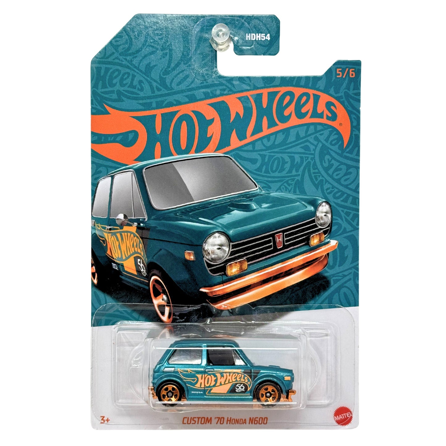Hot Wheels Pearl & Chrome Custom 1970 Honda N600 JDM 1:64 Diecast