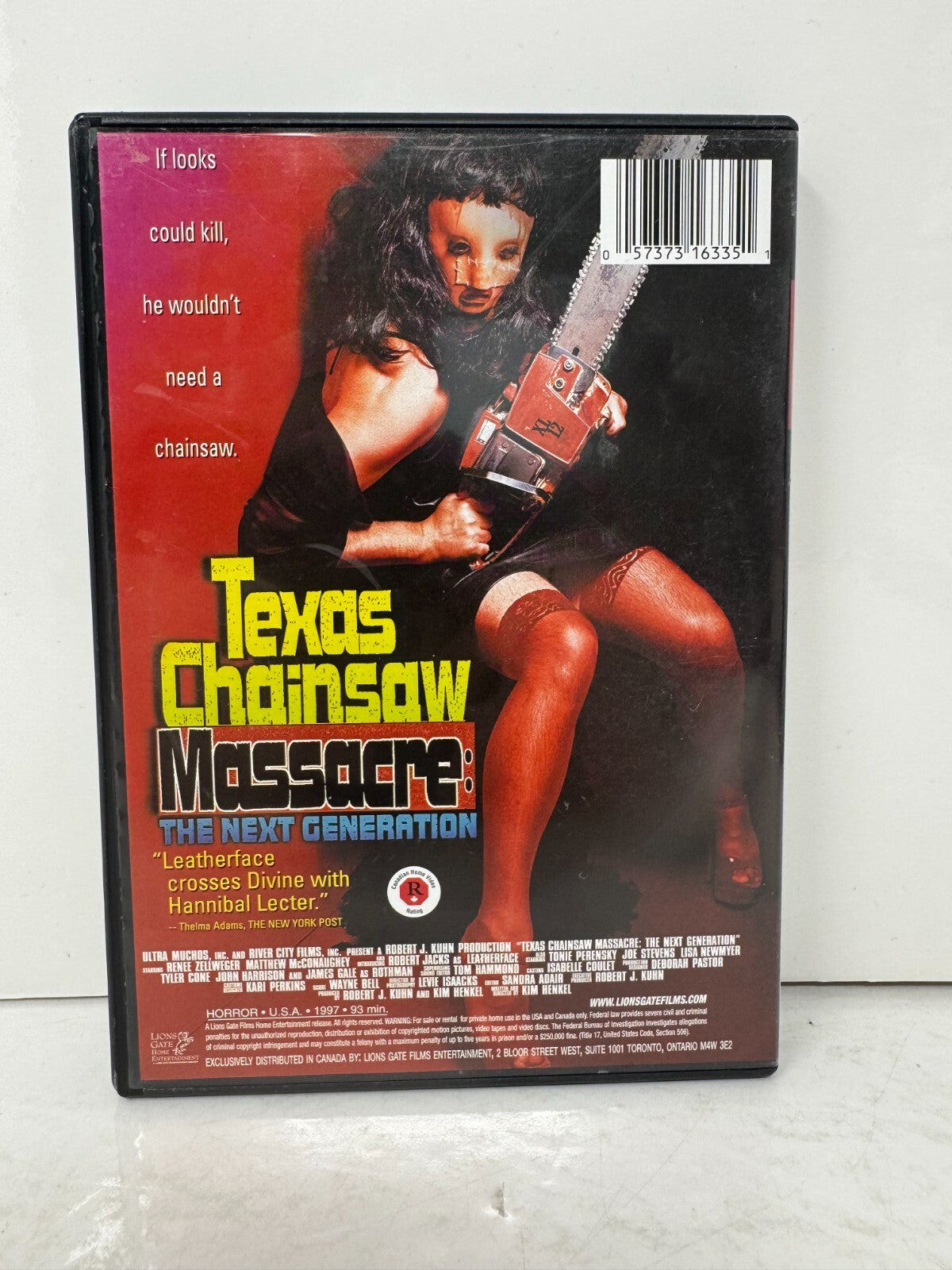 Texas Chainsaw Massacre: The Next Generation (DVD) Horror Good Condition!!!