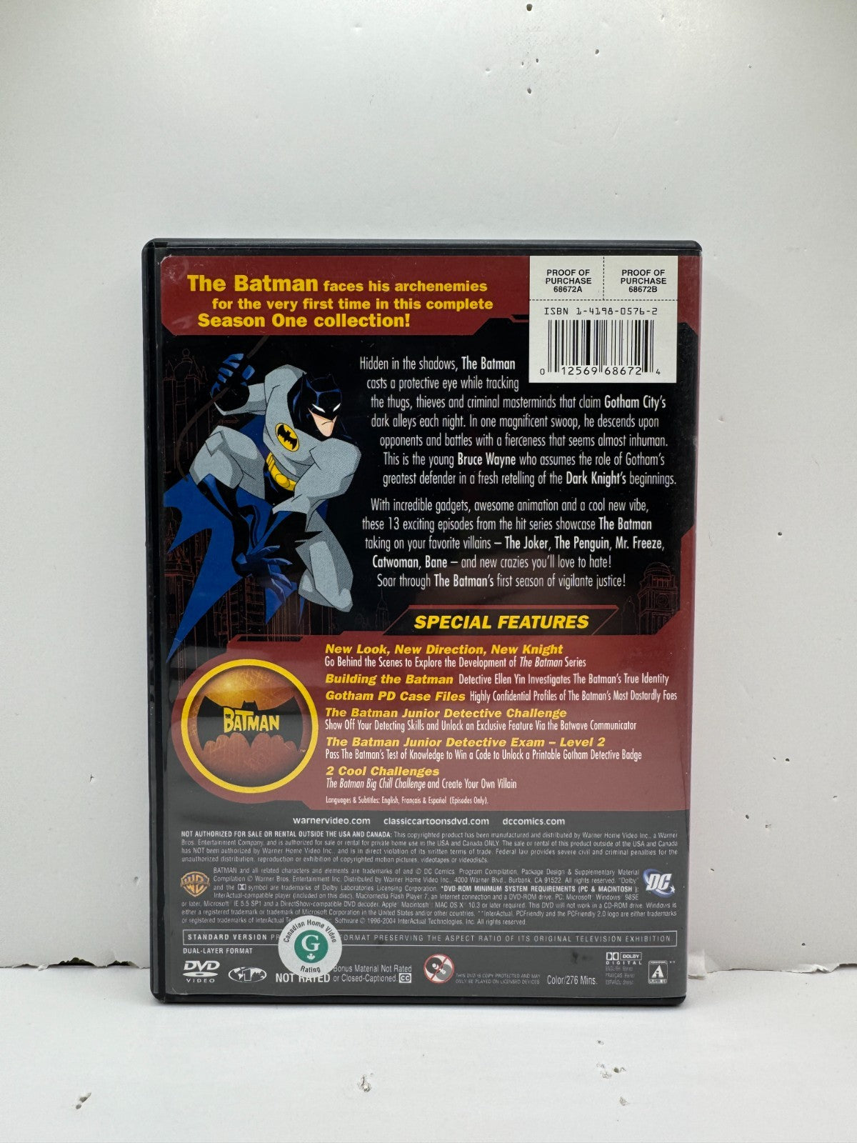 The Batman Season 1 (DVD) DC Animated Action