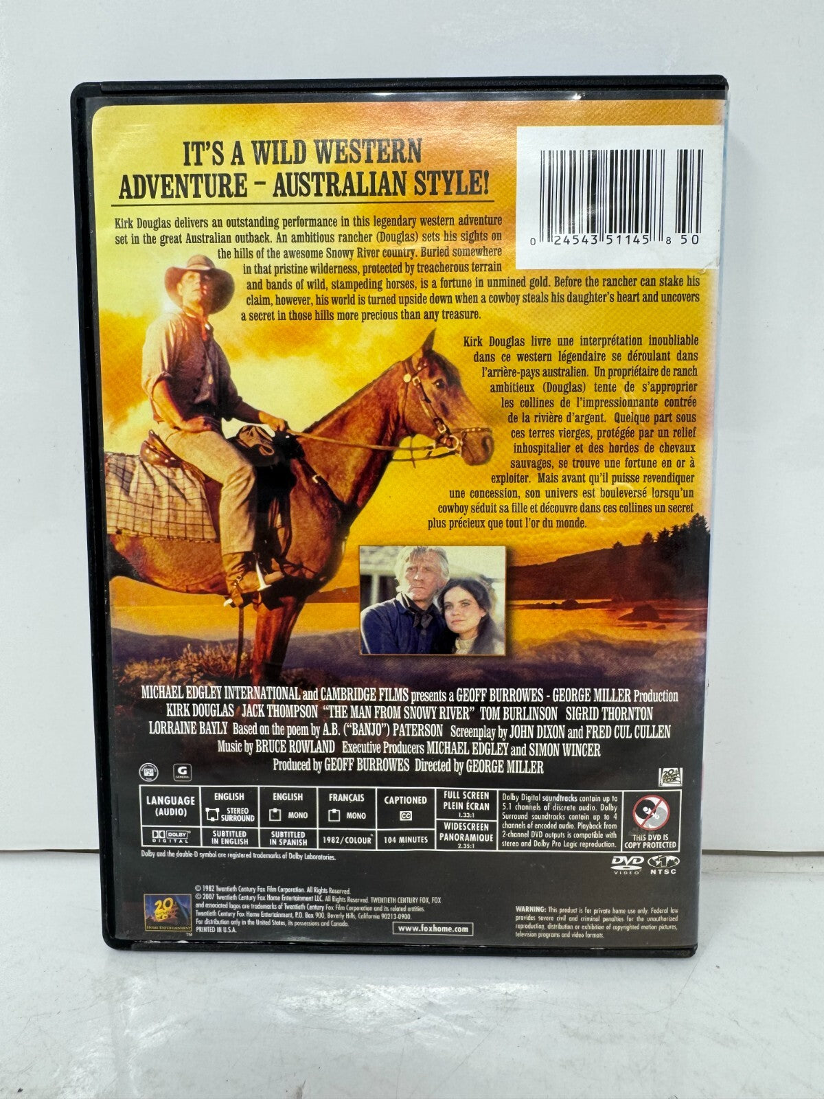 The Man from Snowy River (DVD) Western