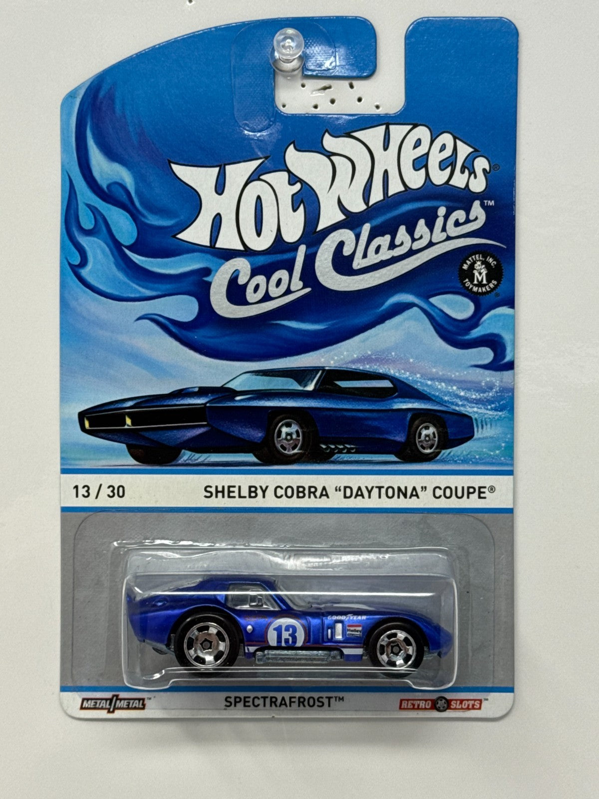 Hot Wheels Cool Classics Shelby Cobra Daytona Coupe Spectrafrost 1:64 Diecast