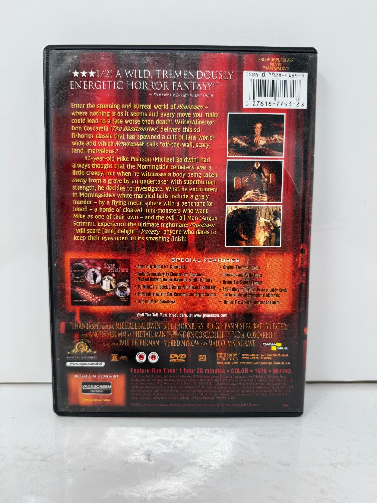 Phantasm (DVD) Horror Good Condition!!!