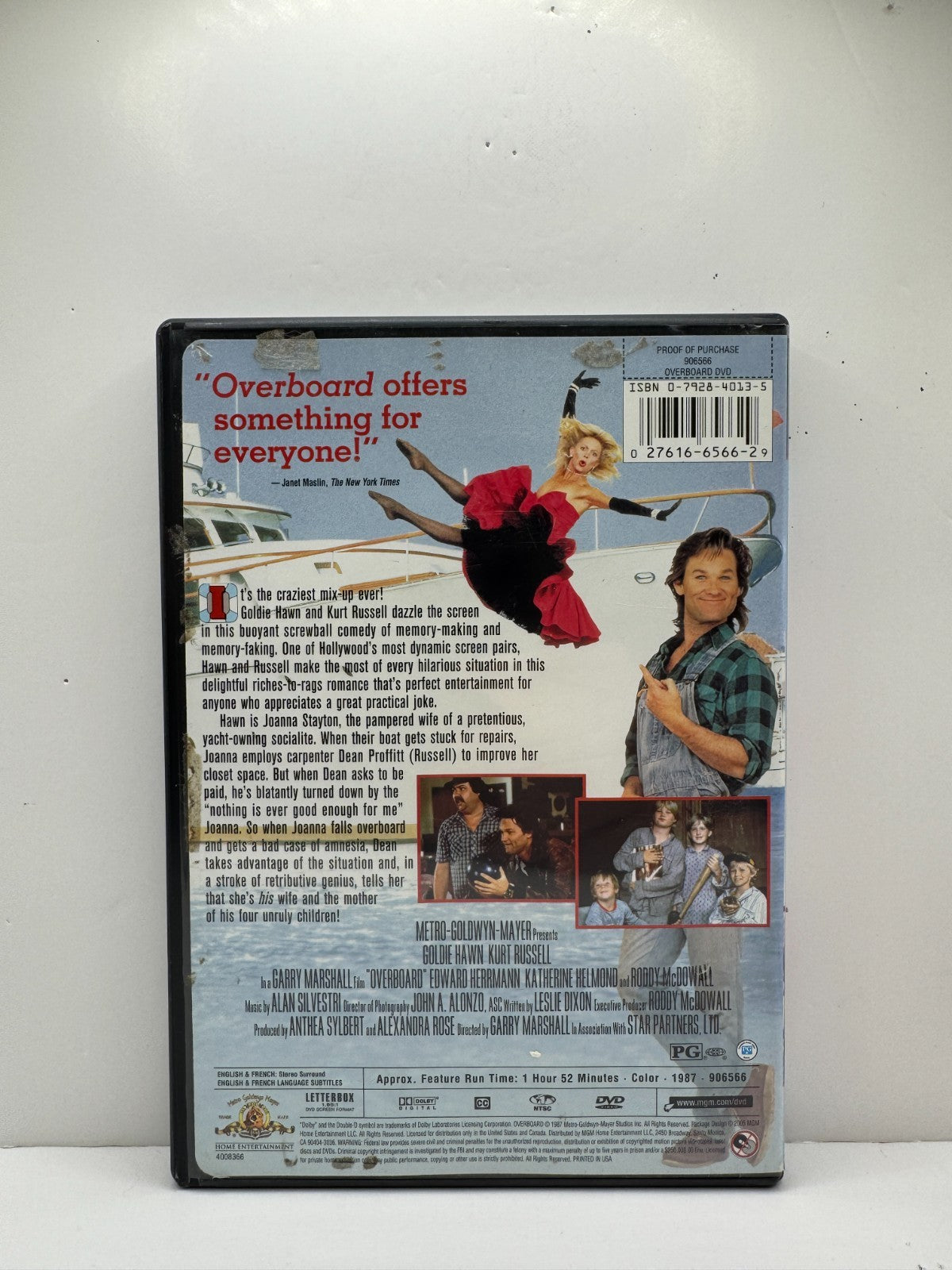 Overboard (DVD) Goldie Hawn Comedy