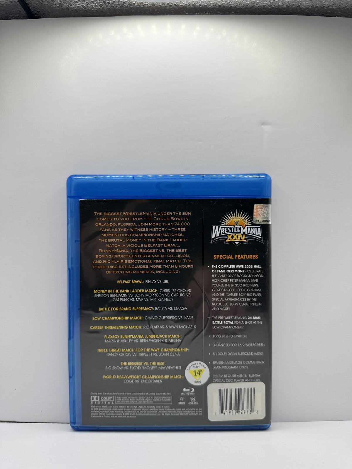 WrestleMania 24 (Blu-ray) WWE Wrestling