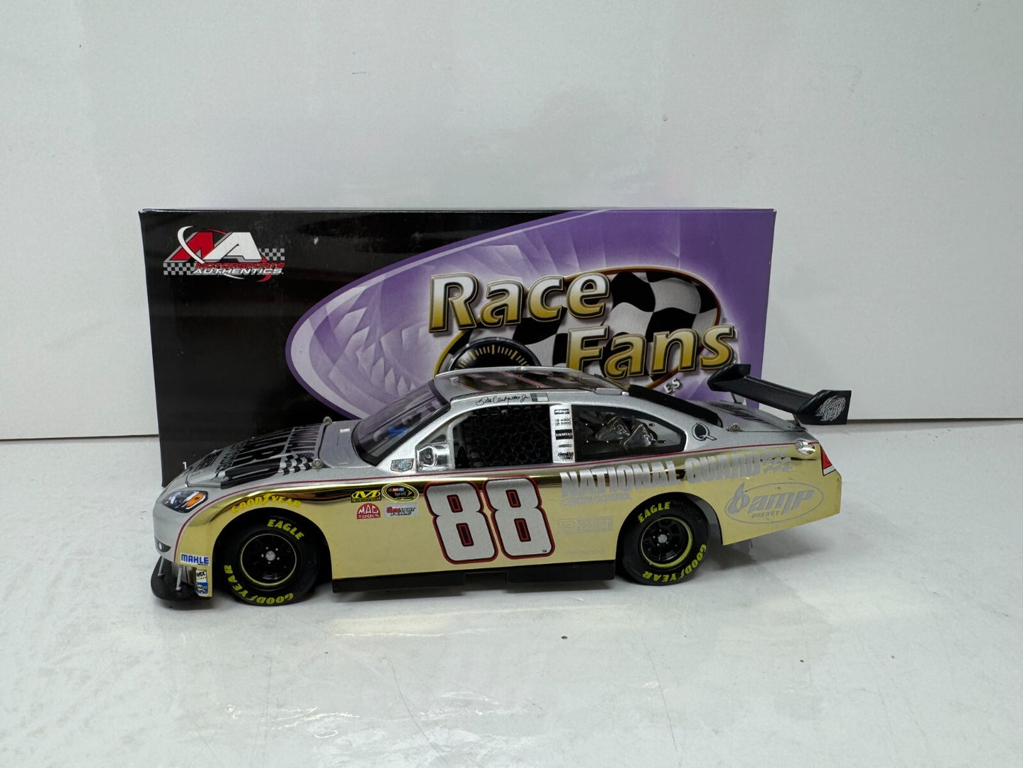 Motorsports Authentics Nascar #88 Dale Earnhardt Jr. Gold Chrome 1:24 Diecast